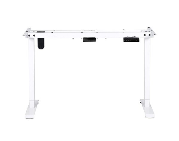 YULUKIA 100018 Elektronischer höhenverstellbarer Tischgestell, weiß