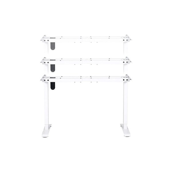 YULUKIA 100018 Elektronischer höhenverstellbarer Tischgestell, weiß