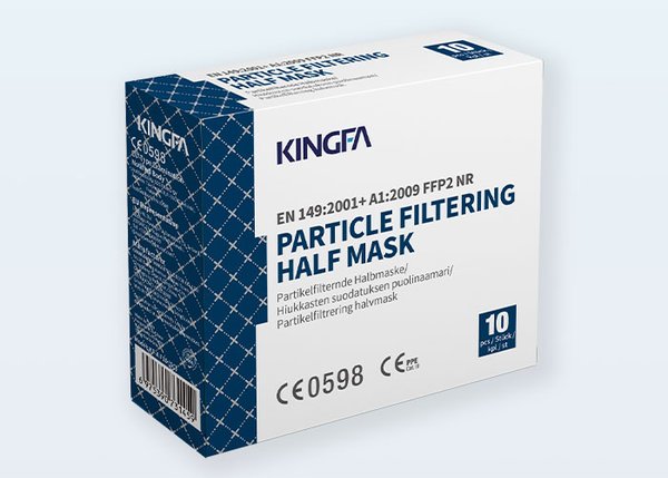 Kingfa Atemschutzmaske - KF-A F10(SC) FFP2 - 50 Stück -