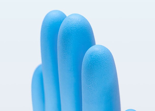 Kingfa Nitril Handschuhe, blau, puderfrei, 100er Box : Größe L
