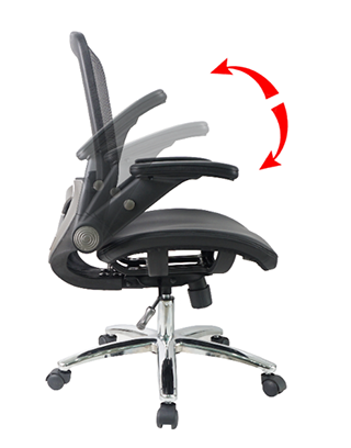YULUKIA 200001 ergonomischer, höhenverstellbarer Bürostuhl mit Atmungsaktivem Netzsitz und -rücken